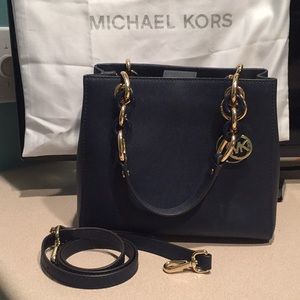 Navy Michael Kors Handbag